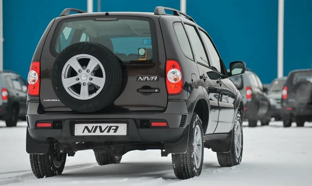 Vaizdas "Chevrolet Niva" žiemą