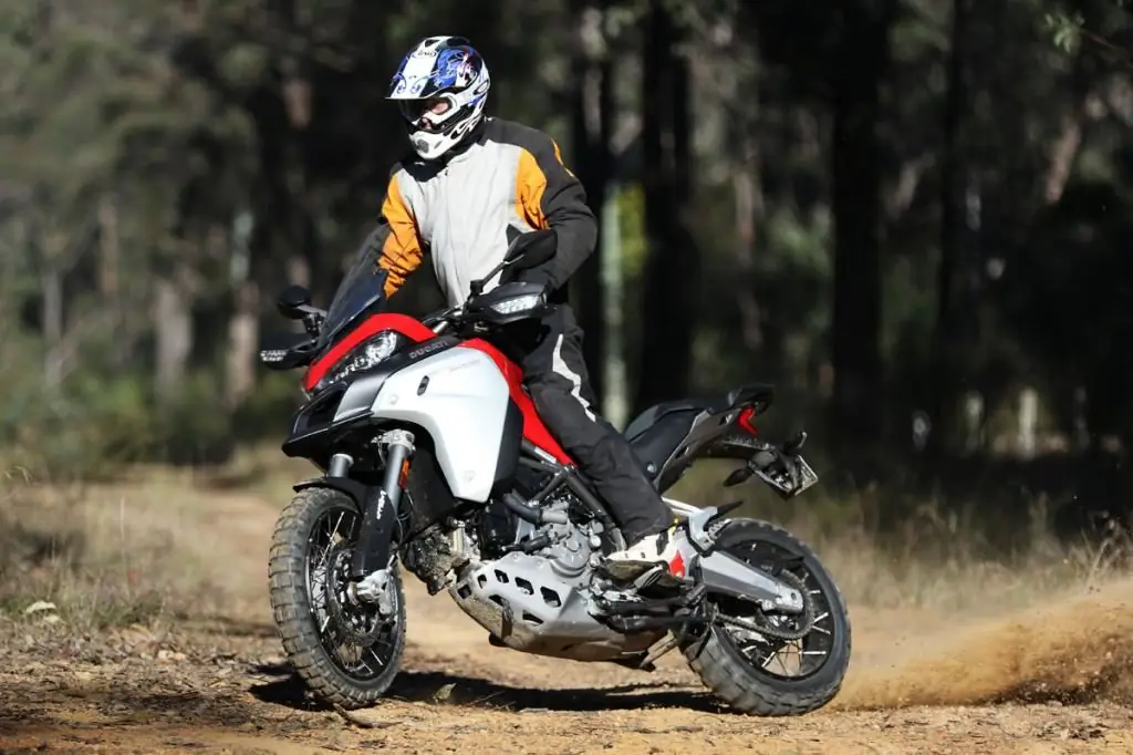 Motocykel "enduro"