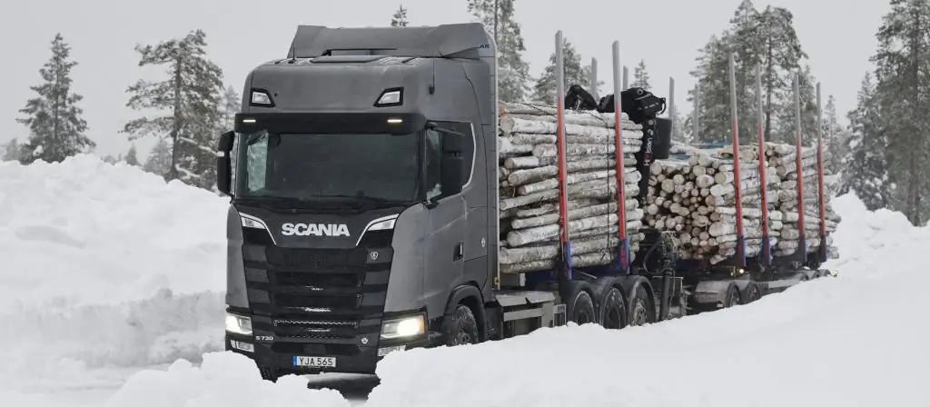 Nosič dreva Scania: stručný prehľad značky a jej modelov