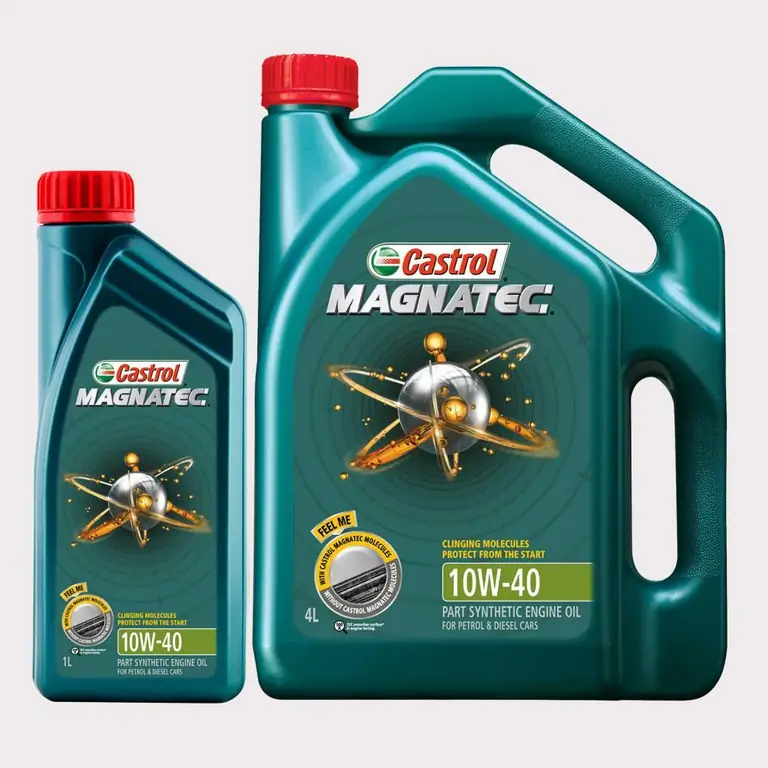 Castrol 10W40 cav roj: txheej txheem cej luam, specifications