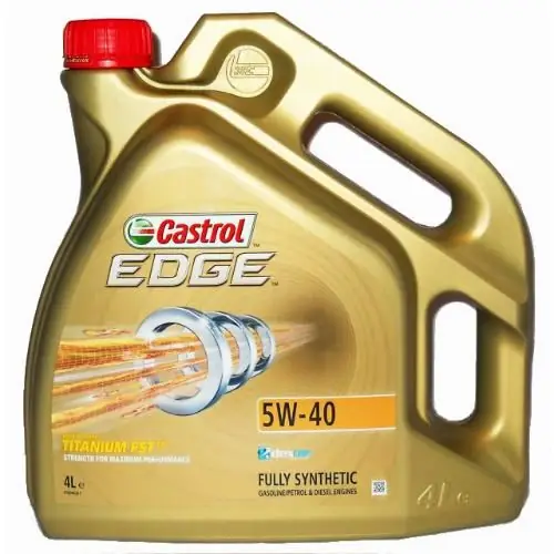 Castrol EDGE 5W-40 շարժիչի յուղ. նկարագրություն, բնութագրեր և ակնարկներ