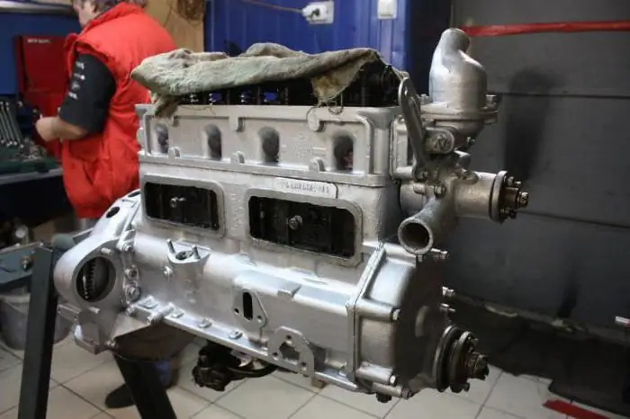 installation of another engine on the car