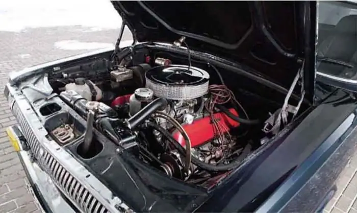 installation of another engine on a Muscovite car