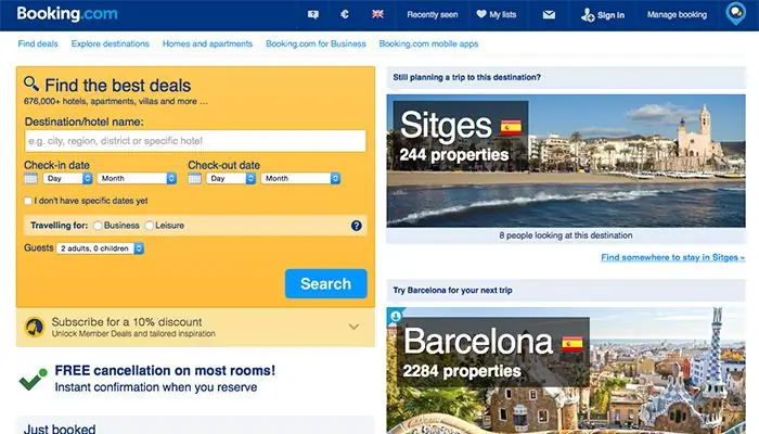 Kako rezervirati putem Bookinga