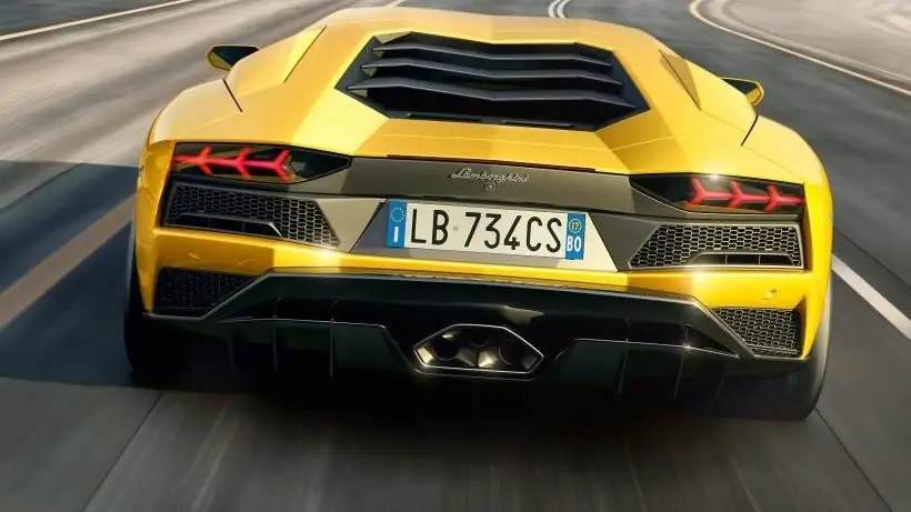 Bild "Lamborghini" Auspuff