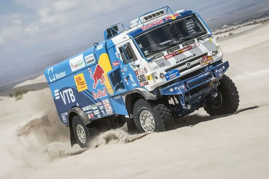 KAMAZ-4326 in the desert