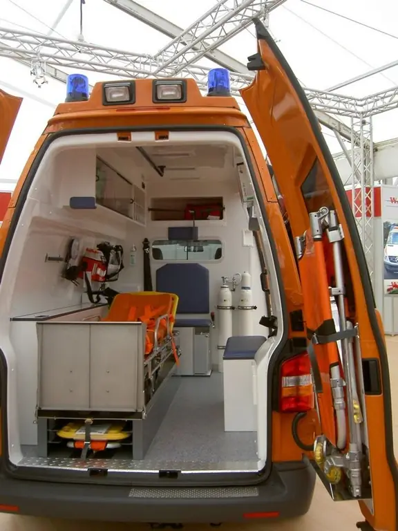 Equipamento de ambulância