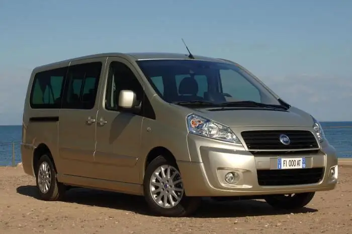 minibuses "Fiat" mfano mbalimbali