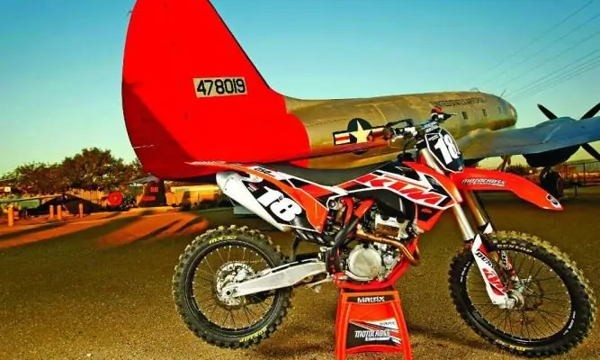 KTM crossmotor