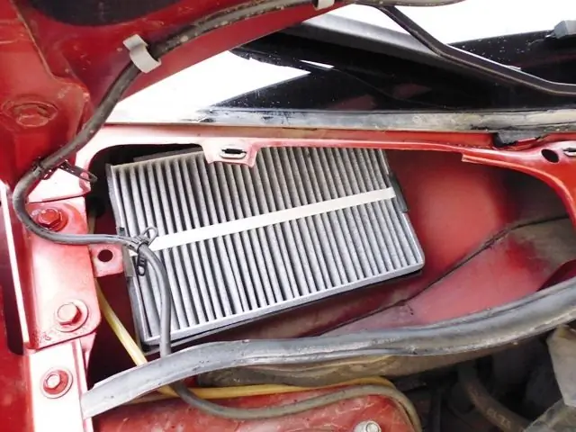 Replacing the cabin filter "Lada-Kalina"