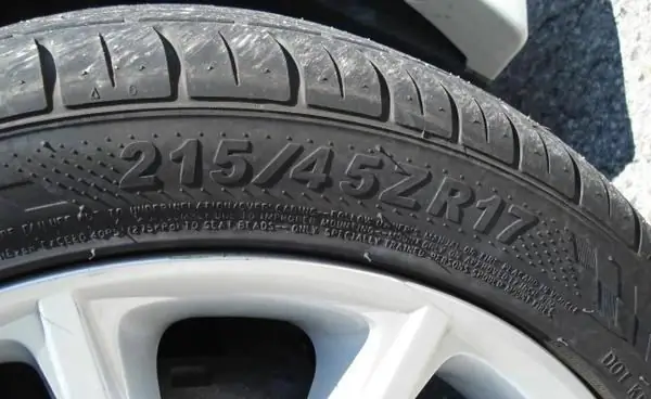 Year of the tire. Deciphering the marking of tires