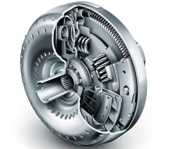 Tsis siv neeg torque converter: duab, lub hauv paus ntawm kev ua haujlwm, ua haujlwm tsis zoo, tsis siv neeg kis torque hloov pauv hloov