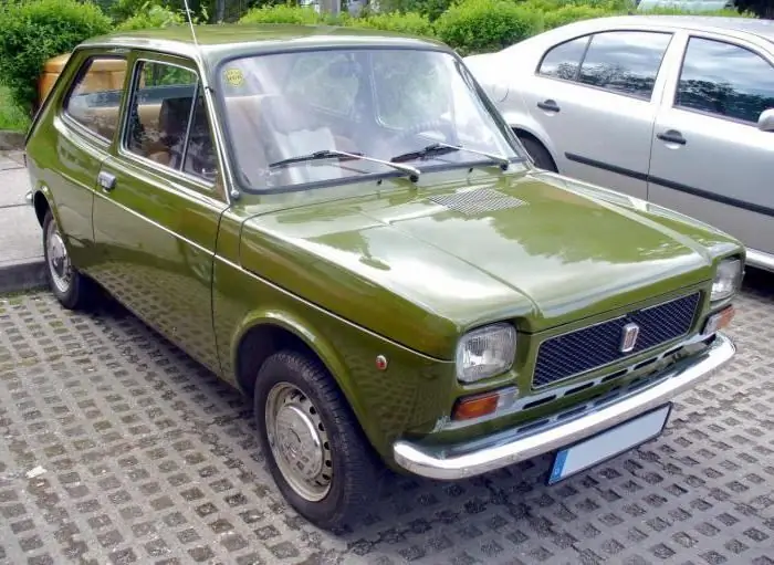 Lyhyt katsaus ja historia autosta Fiat 127