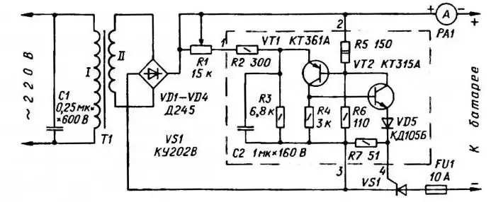 carregador de tiristor