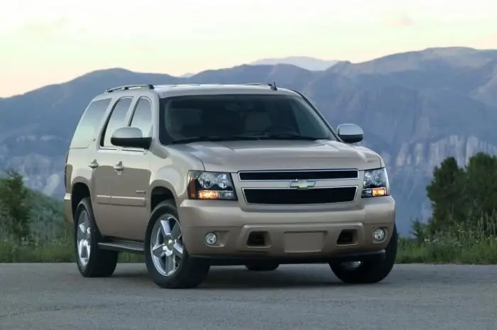 Popis a technické vlastnosti modelu "Chevrolet Tahoe" 2014