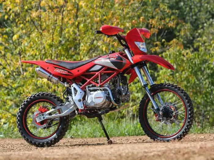 Review of the pit bike "Irbis TTR 150"