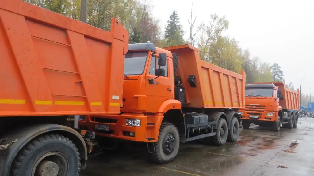 KAMAZ 6522 med last