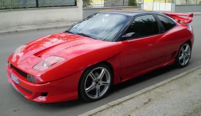 Fiat Coupe: përshkrim, specifikime, komente